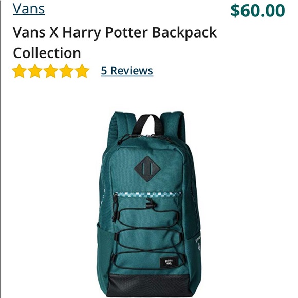 Vans Other - NWT. Vans Harry Potter backpack 🎒